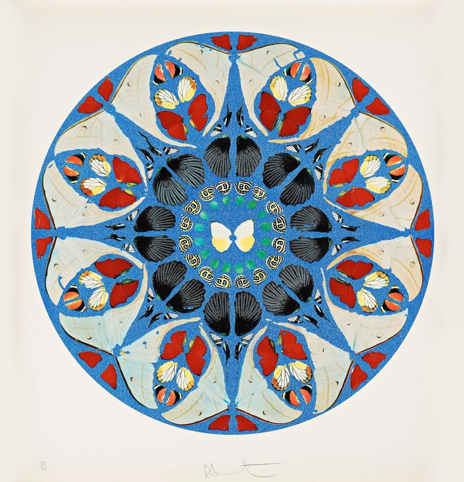 "Psalm print - Deus, deus meus" by Damien Hirst