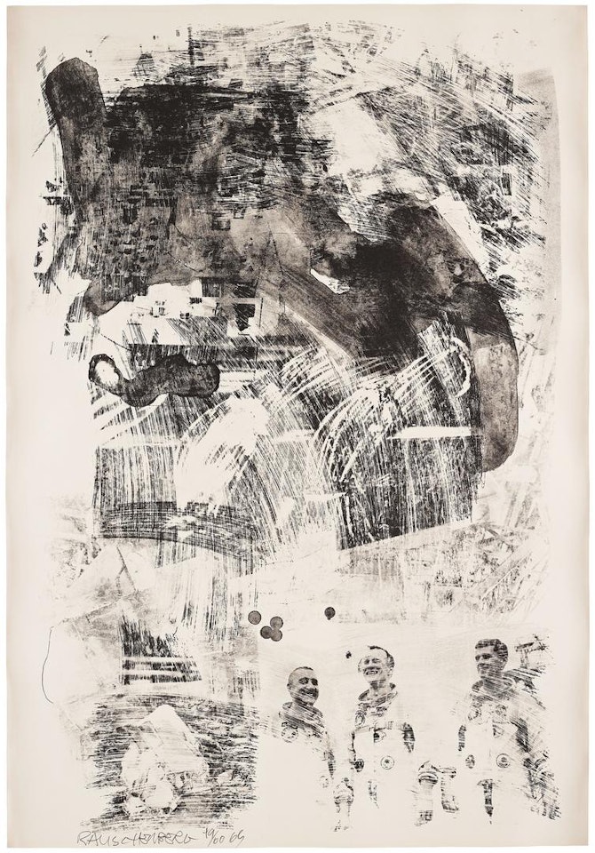 ”Brake", from "Stoned Moon Series” by Robert Rauschenberg