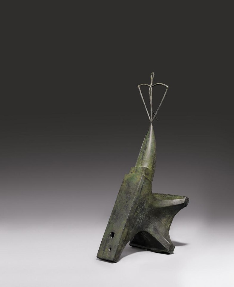 Pilgrim on Anvil by Barry Flanagan