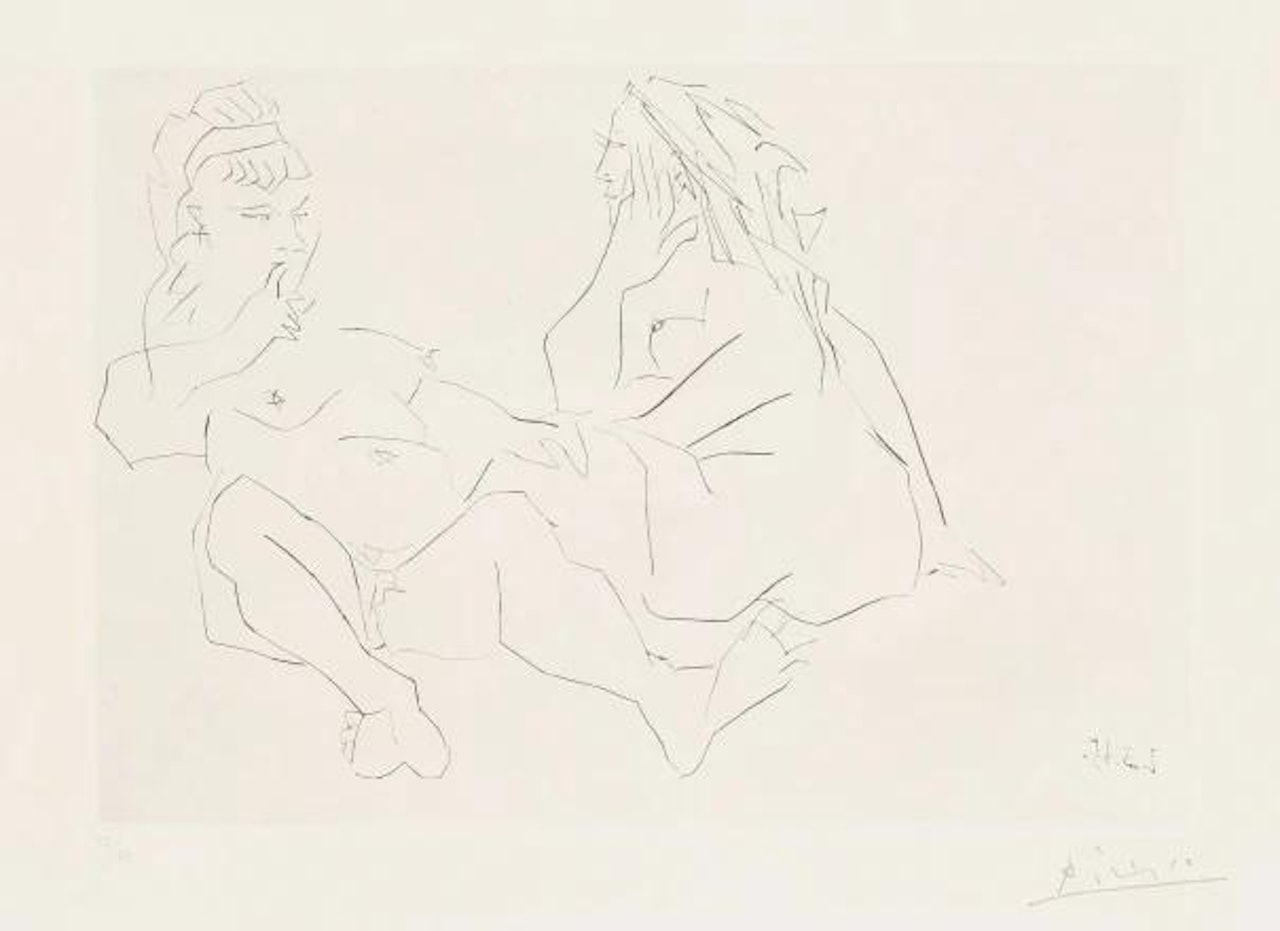 Deux femmes. III (Two Women III) by Pablo Picasso