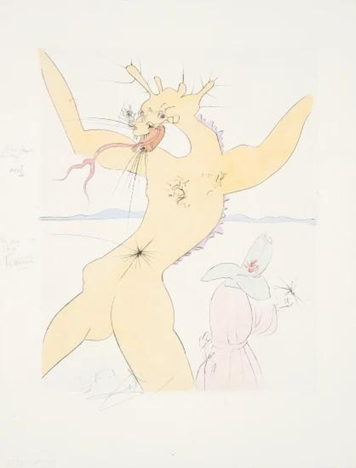 Issun-bōshi (The Inch-High Samurai), from Japanese Fairy Tales by Salvador Dali