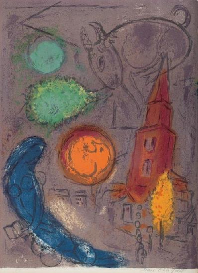 Saint-Germain des Prés by Marc Chagall