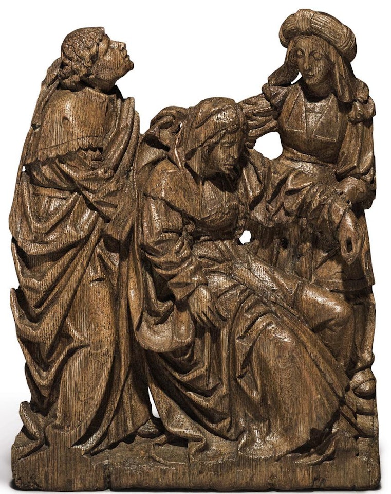 CRUCIFIXION SCENE: ST. JOHN, THE VIRGIN MARY, MARY MAGDALENE by Netherlandish School