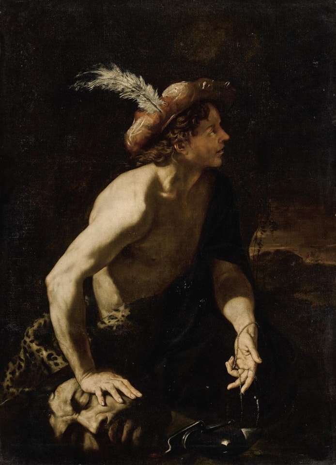 DAVID WITH THE HEAD OF GOLIATH by Italian School