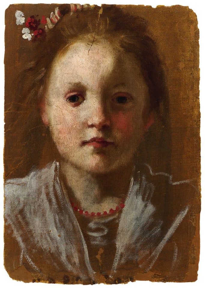 PORTRAIT OF A YOUNG GIRL by Annibale Carracci