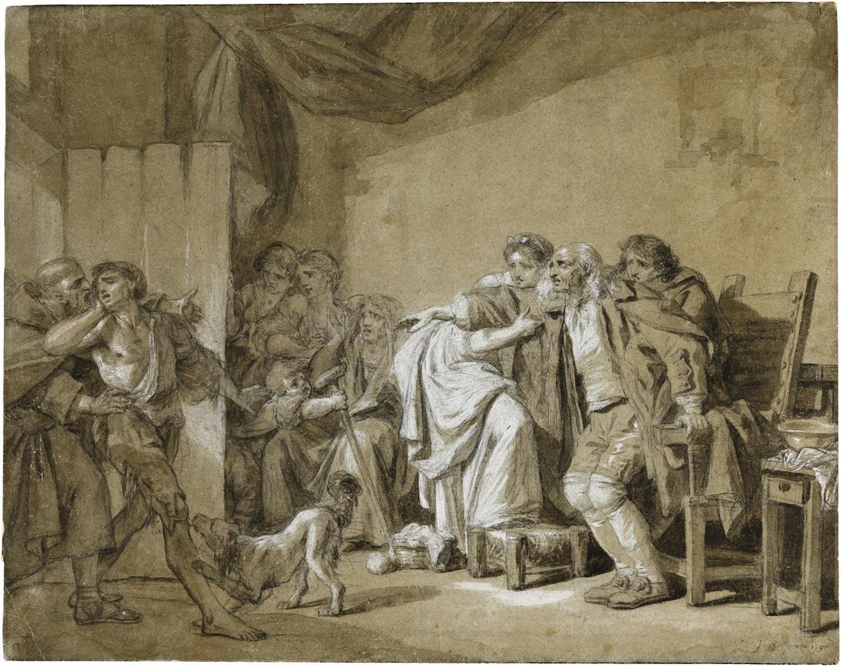 THE RETURN OF THE PRODIGAL SON by Jean-Baptiste Greuze
