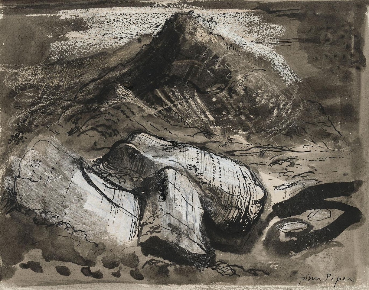 Welsh Mountain Landscape by John Piper