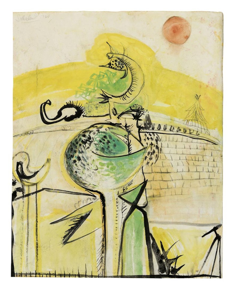 Study for 'Homage to Picasso' by Graham Sutherland