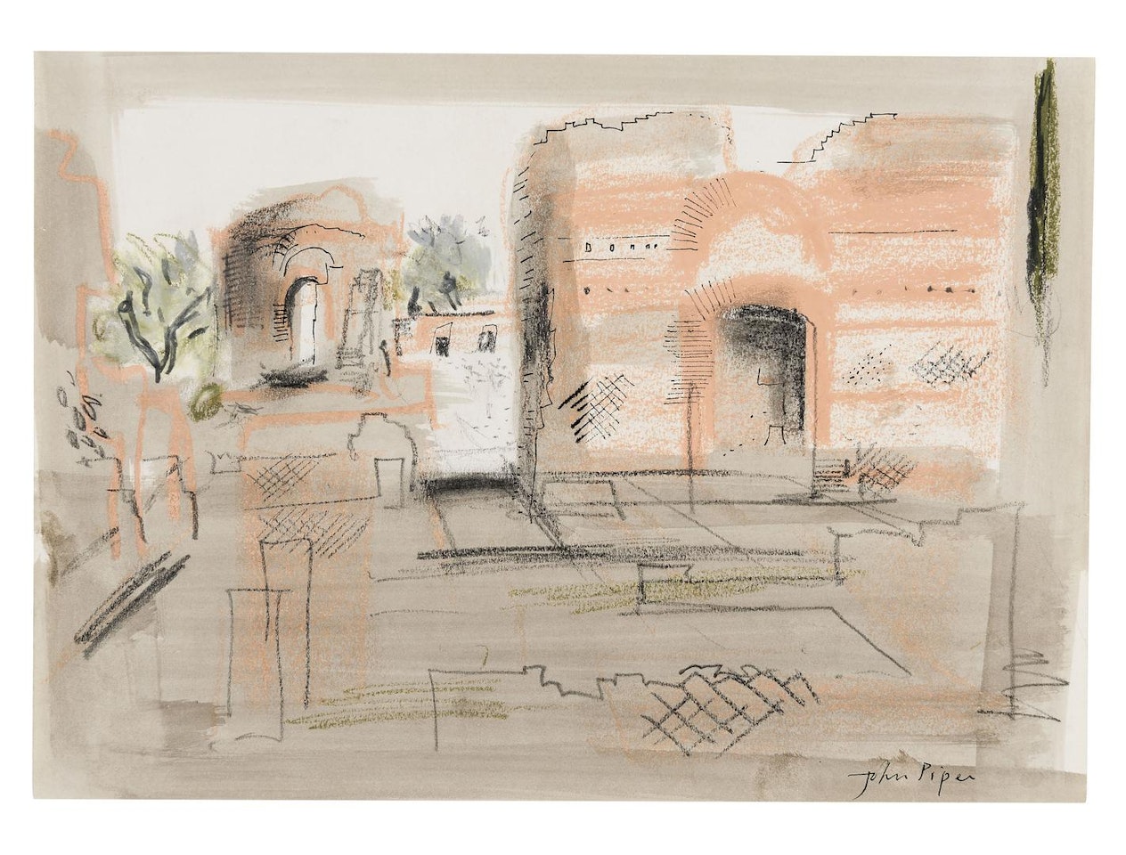 Ostia by John Piper