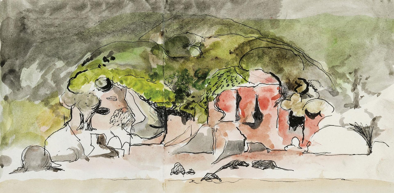 Cathedral Rocks, Pembrokeshire by Graham Sutherland