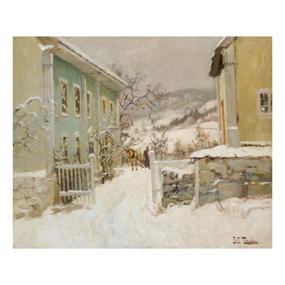 PRÆSTEGAARD I NORGE (CLERGY HOUSE IN NORWAY) by Fritz Thaulow