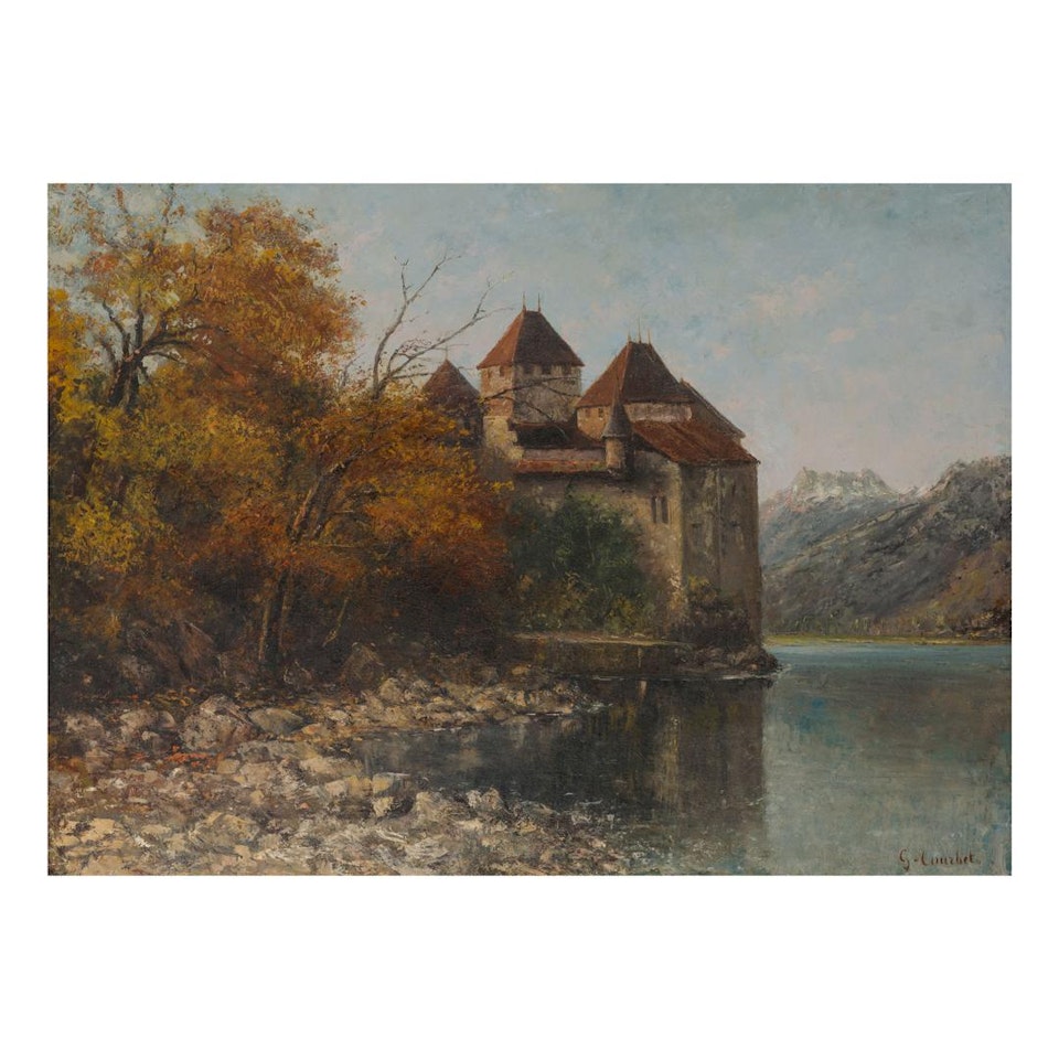 CHÂTEAU DE CHILLON by Gustave Courbet