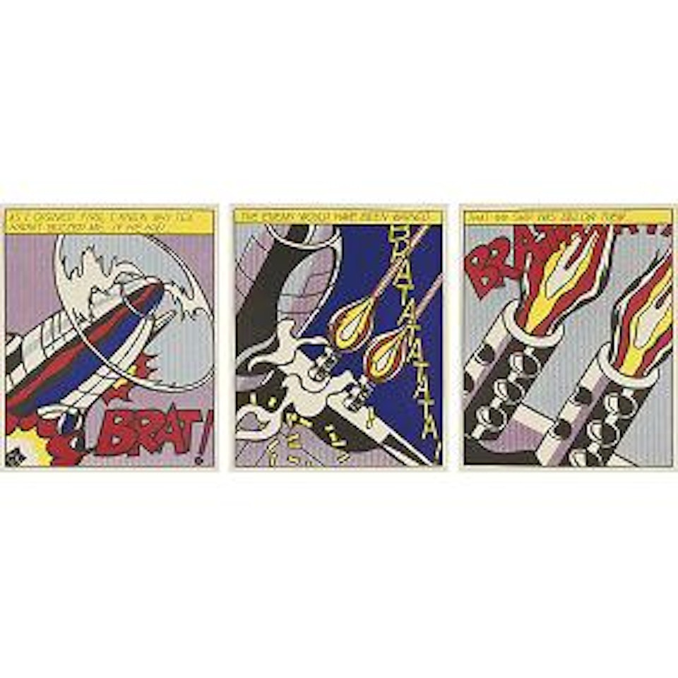 As I Opened Fire Poster (Corlett App. 5) by Roy Lichtenstein