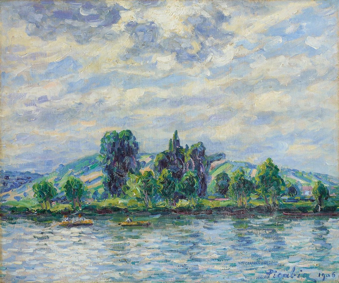 SANS TITRE (BORDS DE L'YONNE, EFFET DE SOLEIL) by Francis Picabia