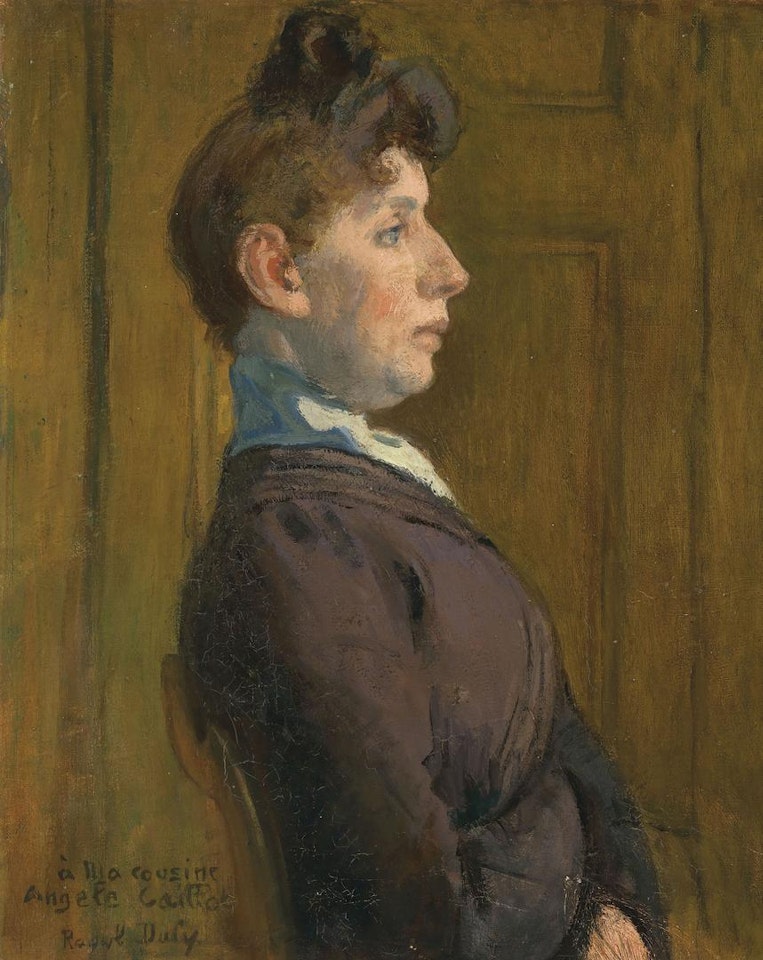 Portrait de femme de profil by Raoul Dufy