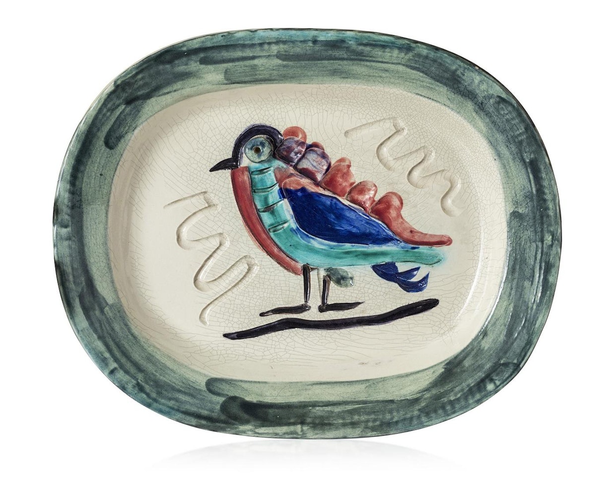 Oiseau polychrome (A.R. 33) by Pablo Picasso