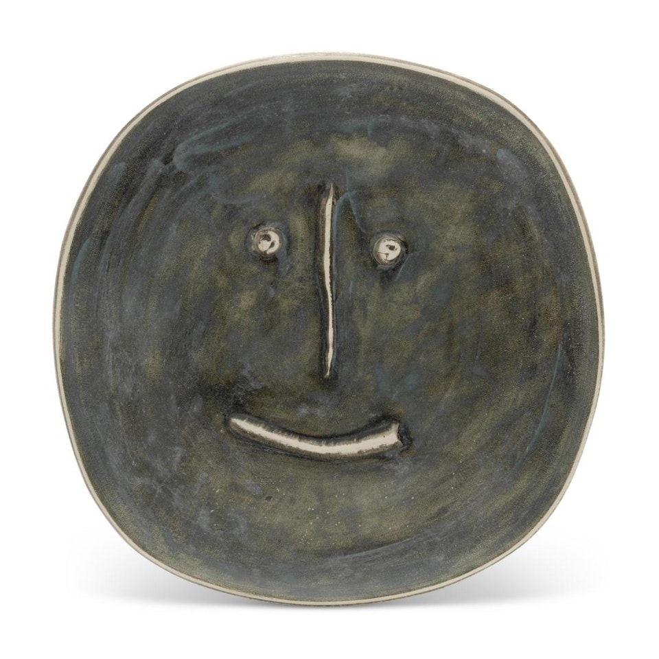 Visage patiné (A.R. 441) by Pablo Picasso