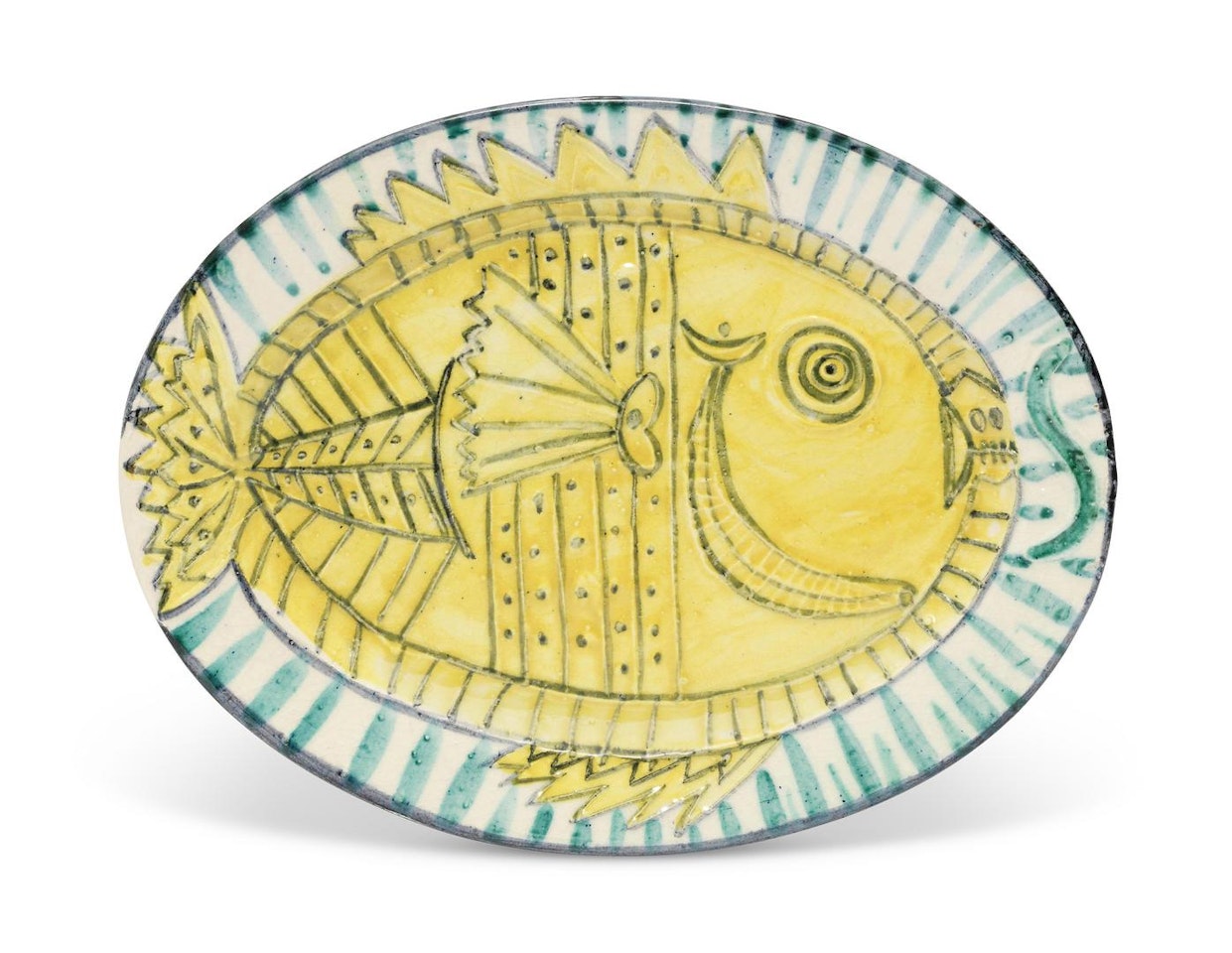 Poisson de profil (A.R. 131) by Pablo Picasso