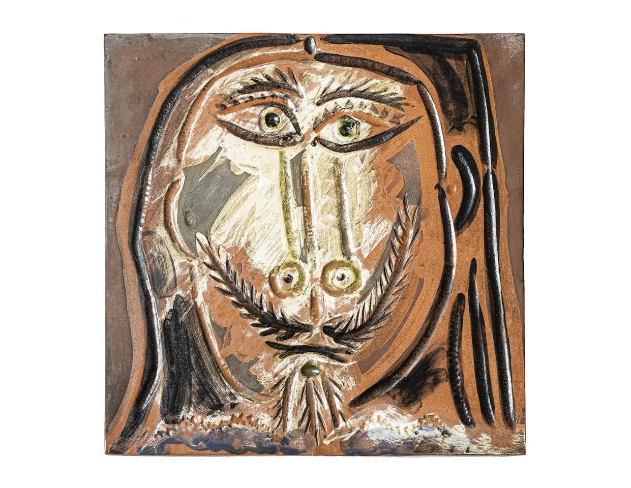 Tête d'homme aux cheveux longs (A.R. 597) by Pablo Picasso