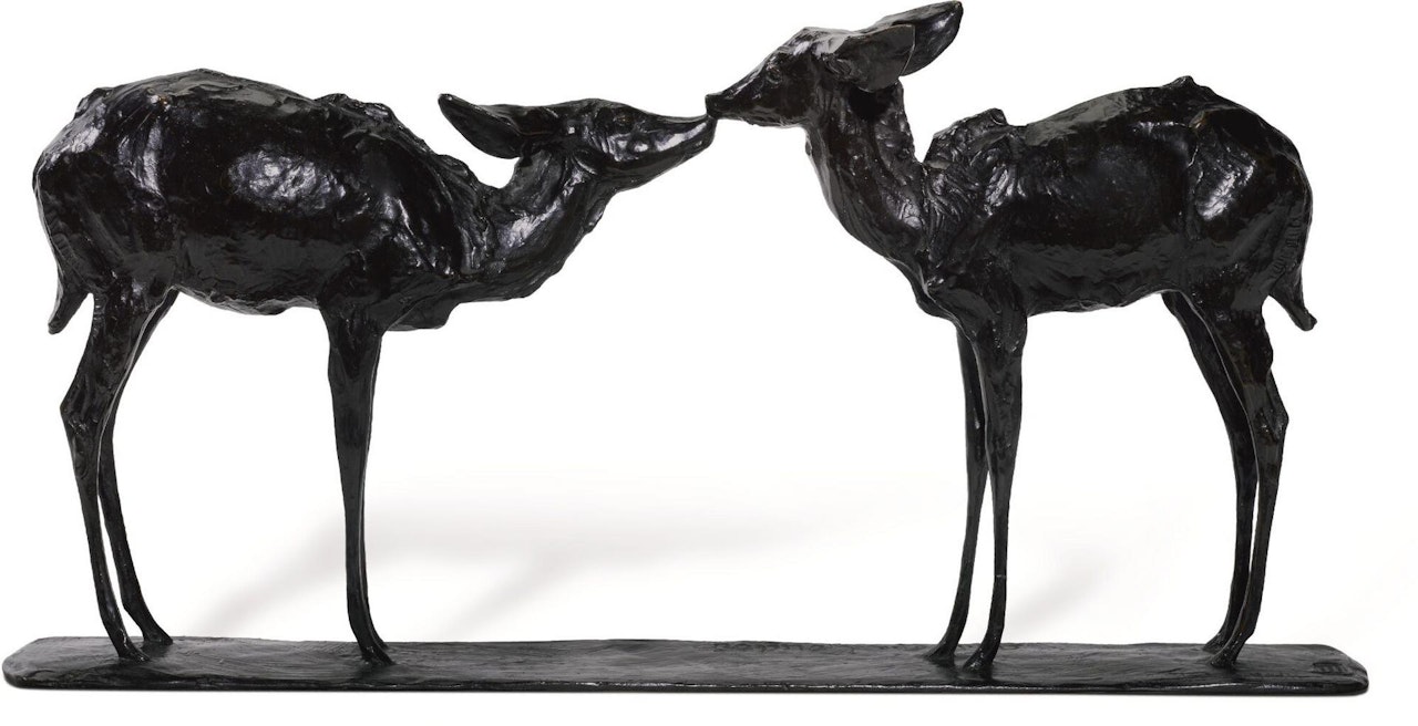 PETITES ANTILOPES GOUDOU (CARESSE) by Rembrandt Bugatti