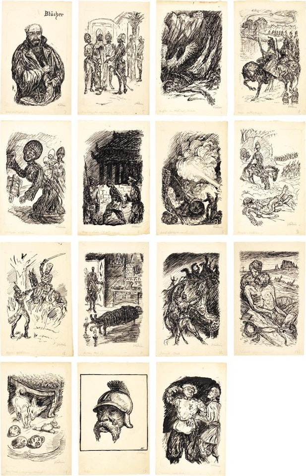 UNTER DEM ZEICHEN DES MARS (UNDER THE SIGN OF MARS): FIFTEEN WORKS by Alfred Kubin