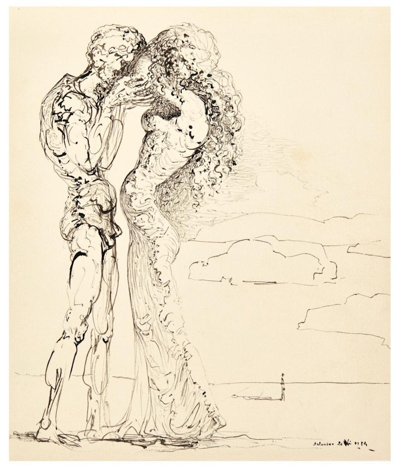 LES AMANTS by Salvador Dali