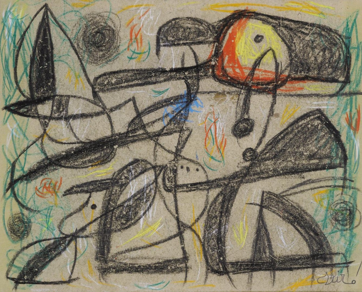 FEMME, OISEAUX by Joan Miró