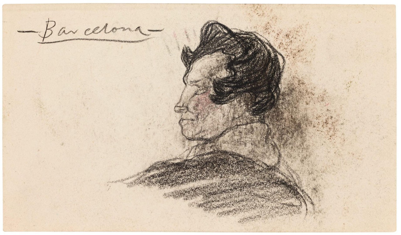 TÊTE D'HOMME, PROFIL by Pablo Picasso