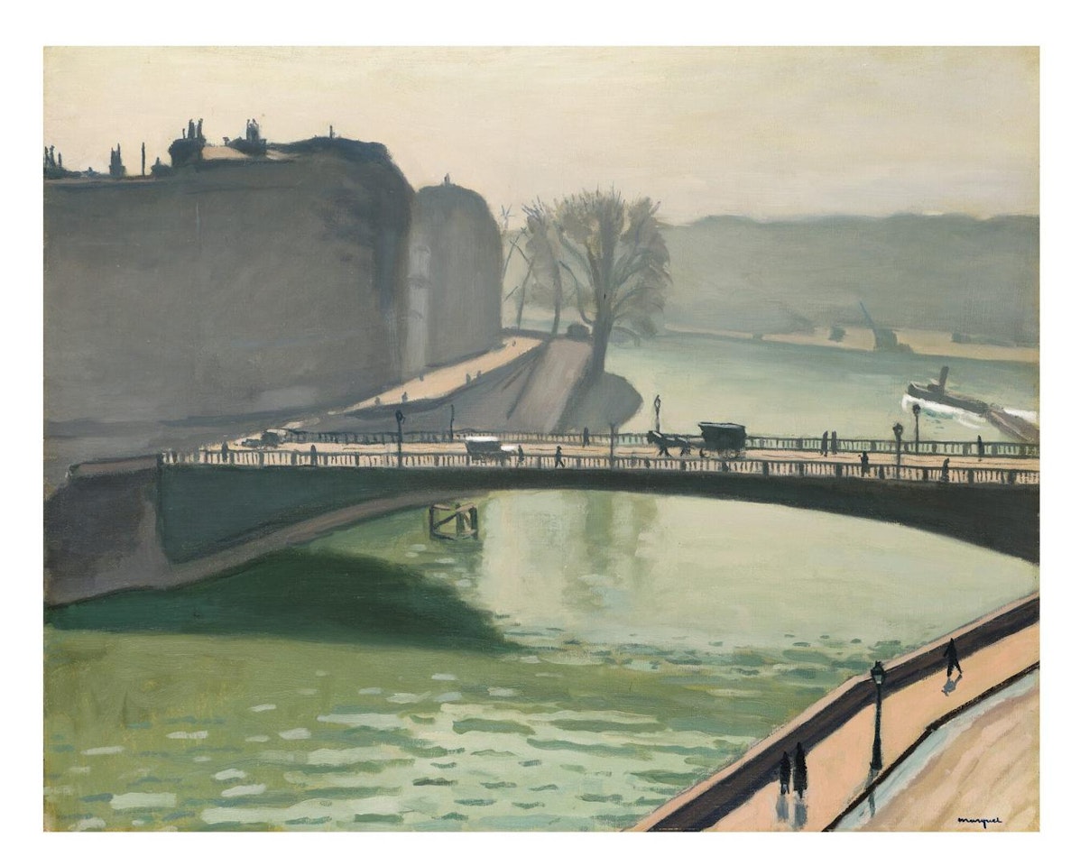 PONT SAINT-LOUIS, PARIS by Albert Marquet