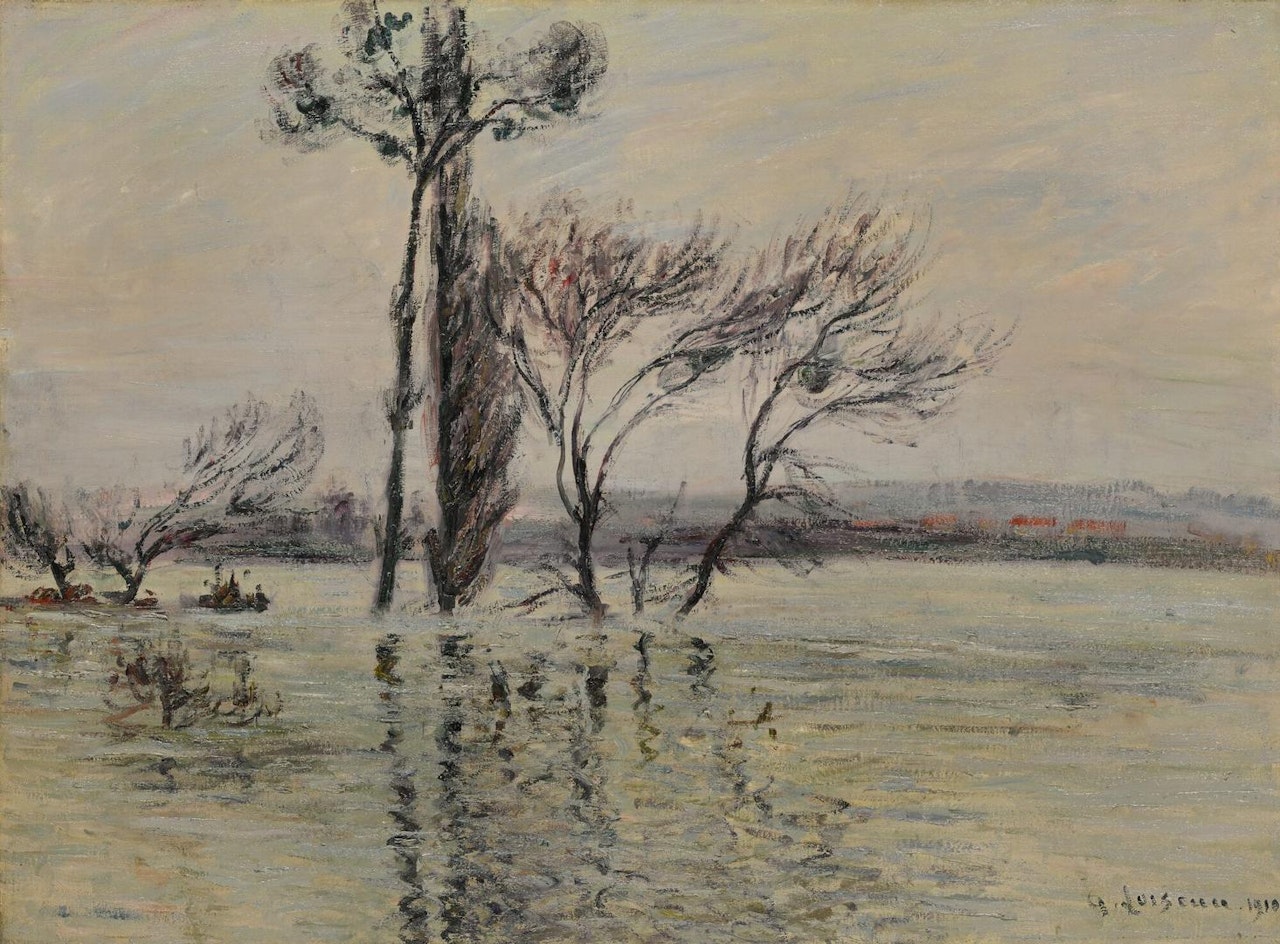 LA POINTE DE L'ÎLE SUBMERGÉE by Gustave Loiseau