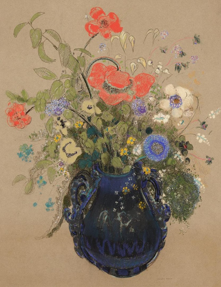 VASE DE FLEURS by Odilon Redon
