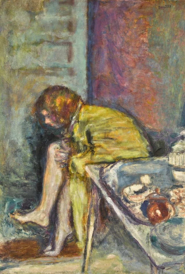 JEUNE FEMME ASSISE by Pierre Bonnard