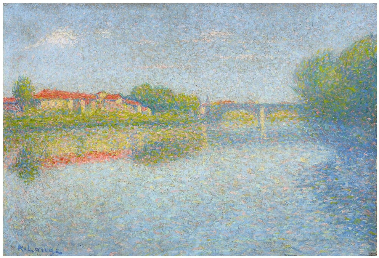 LA GARONNE À TOULOUSE by Achille Laugé