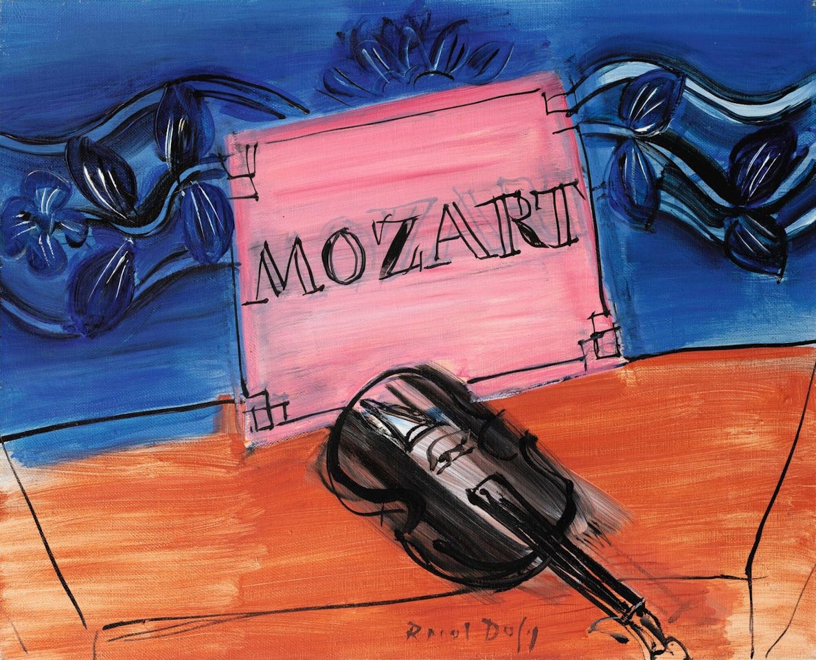 MOZART by Raoul Dufy