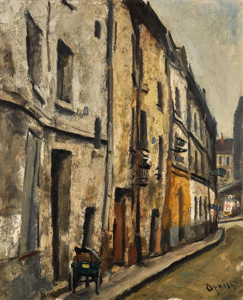 UNE RUE À PARIS AU LANDAU by Takanori Oguiss