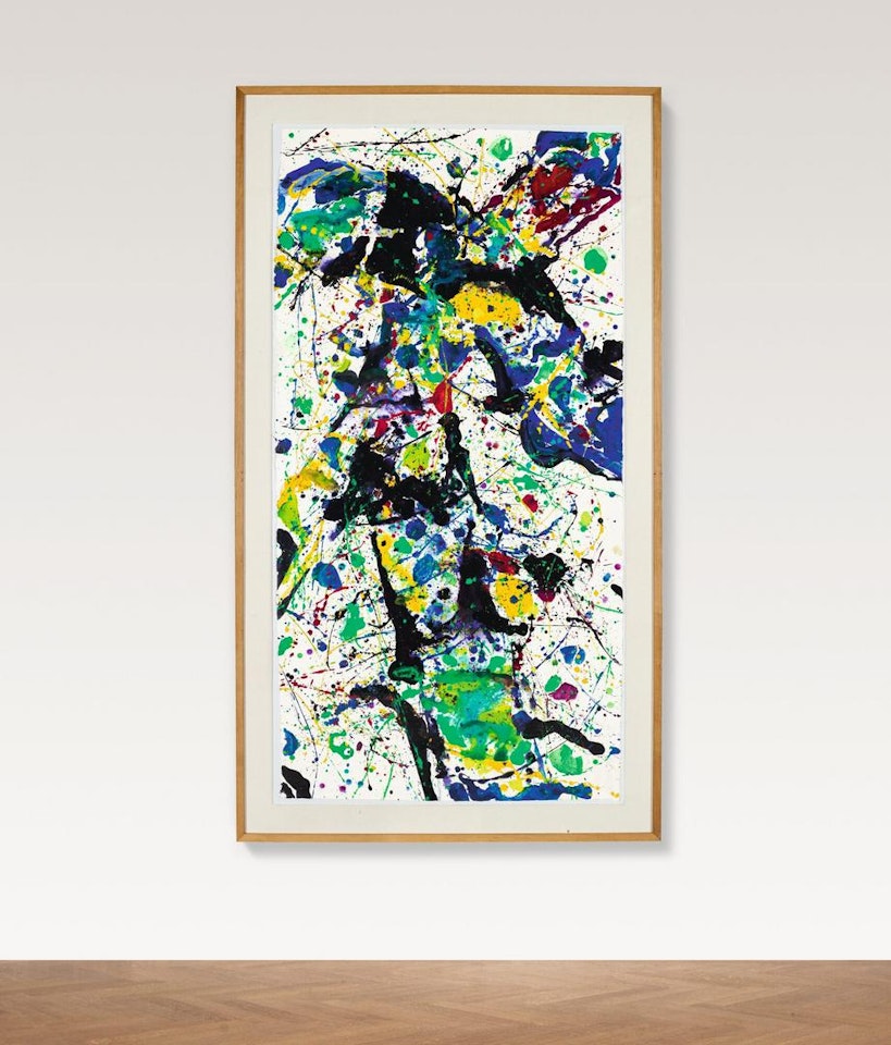 UNTITLED (SF86 - 893) by Sam Francis