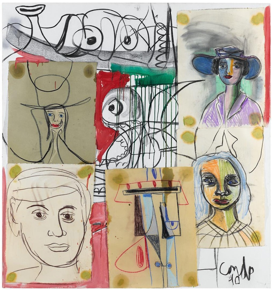 LATE NIGHT IN ST. MORITZ by George Condo