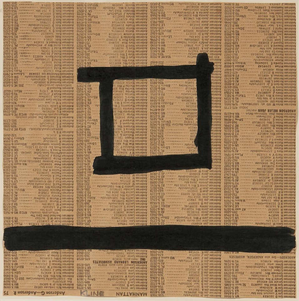 Untitled, circa s by Franz Kline
