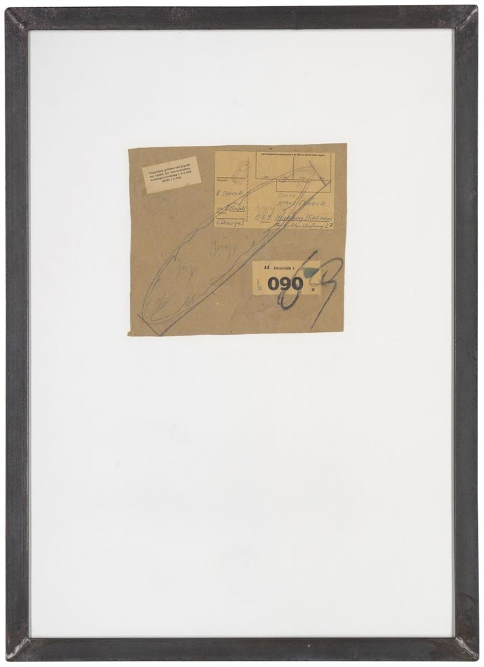 Bitterfeld an Klaus Staeck by Joseph Beuys