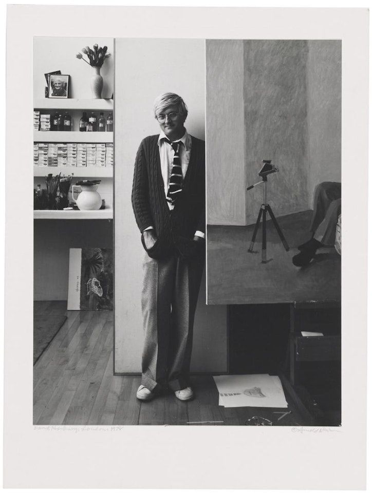 David Hockney, London by Arnold Newman