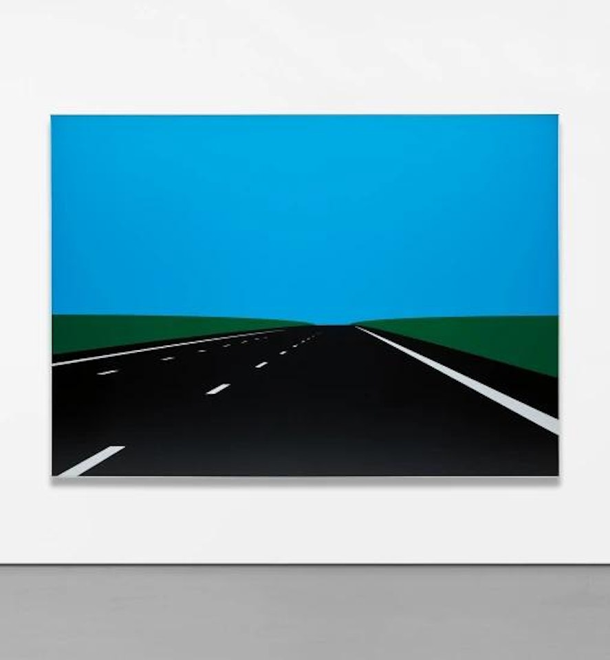 Imagine you are driving. 4 by Julian Opie