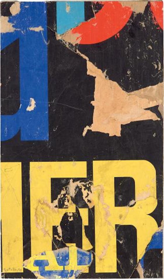 Litterings by Mimmo Rotella