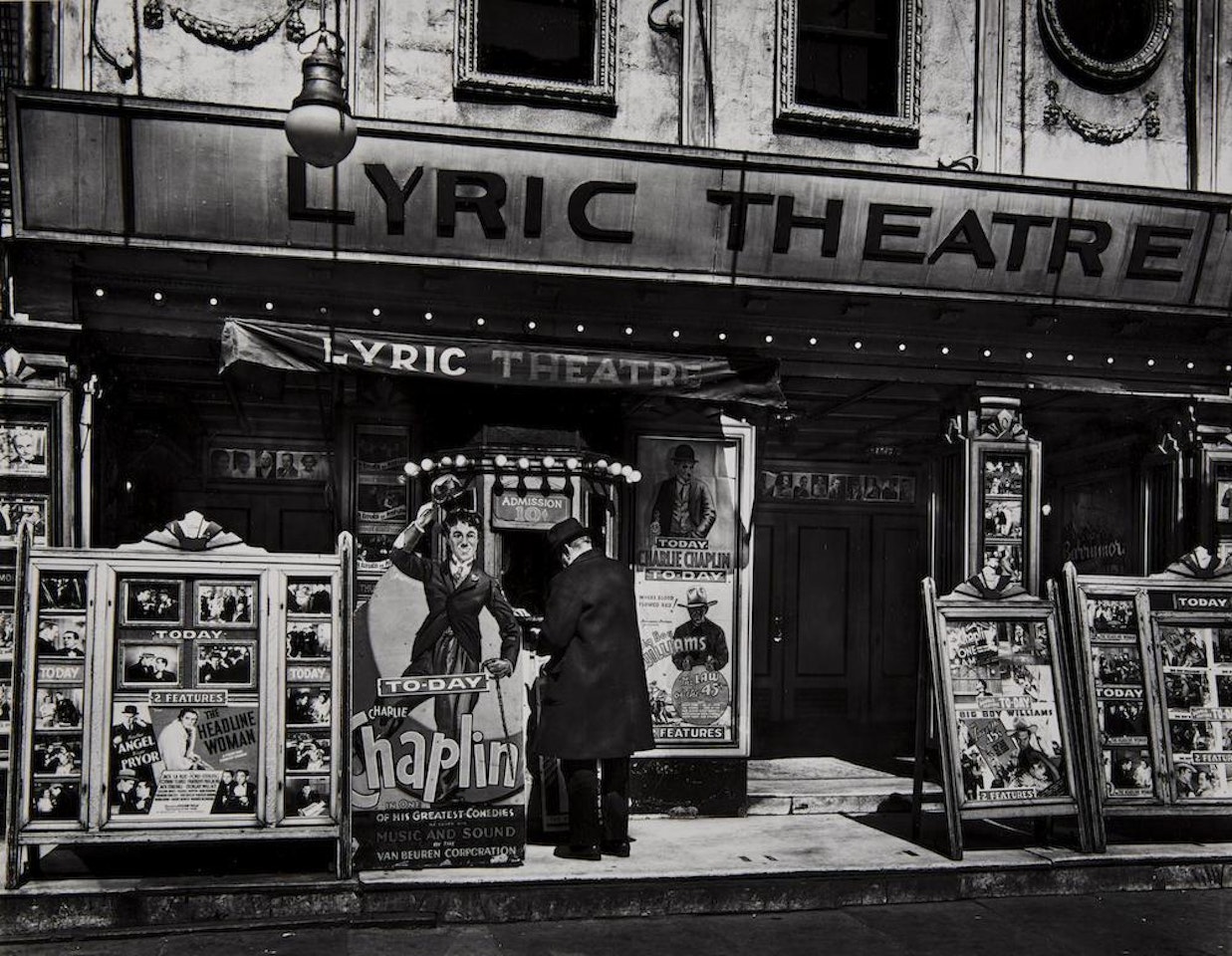 Lyric Theatre, 100 Third Avenue, Manhattan by Berenice Abbott