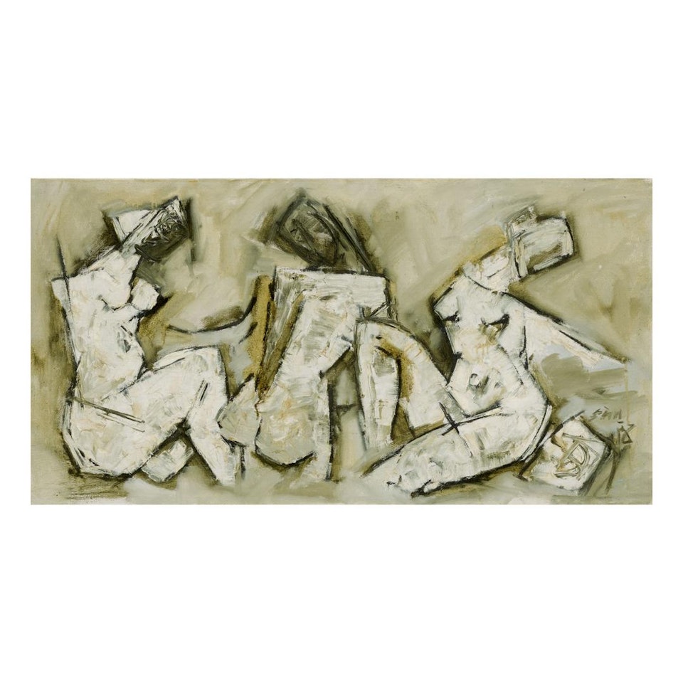 PADMINI MOHINI SHANKHINI by M.F. Husain