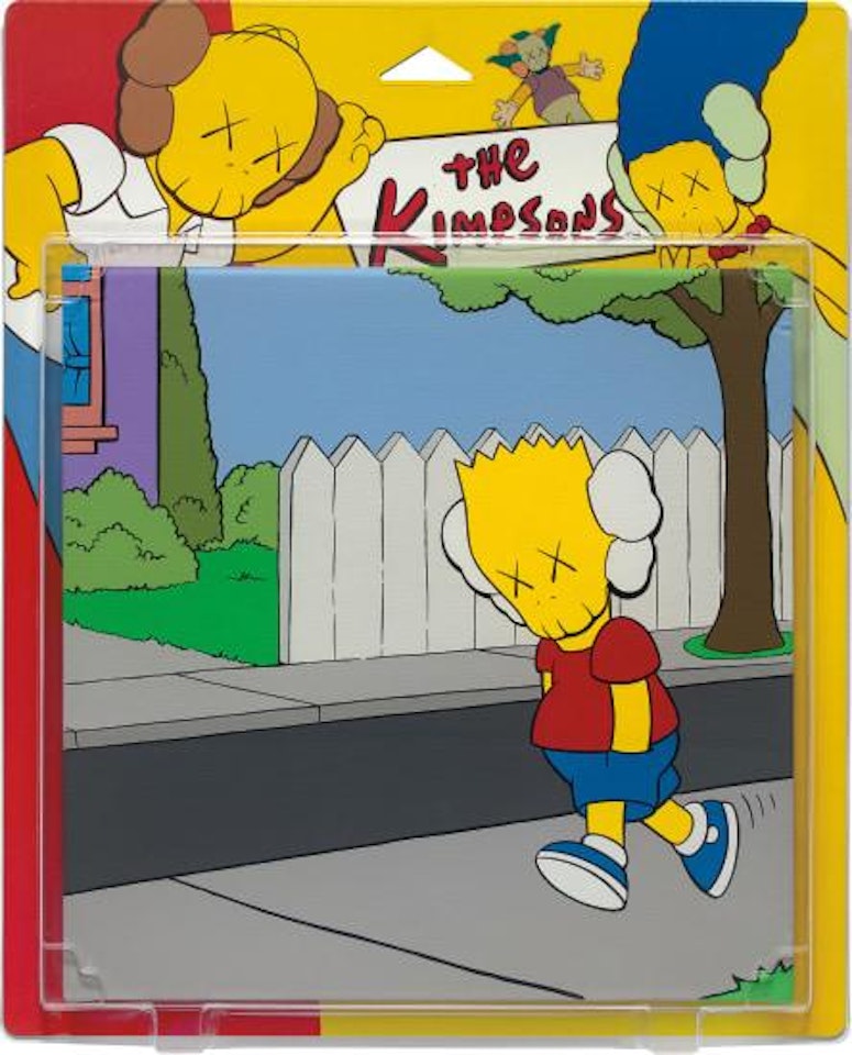 Untitled (Kimpsons), Package Painting Series by Kaws