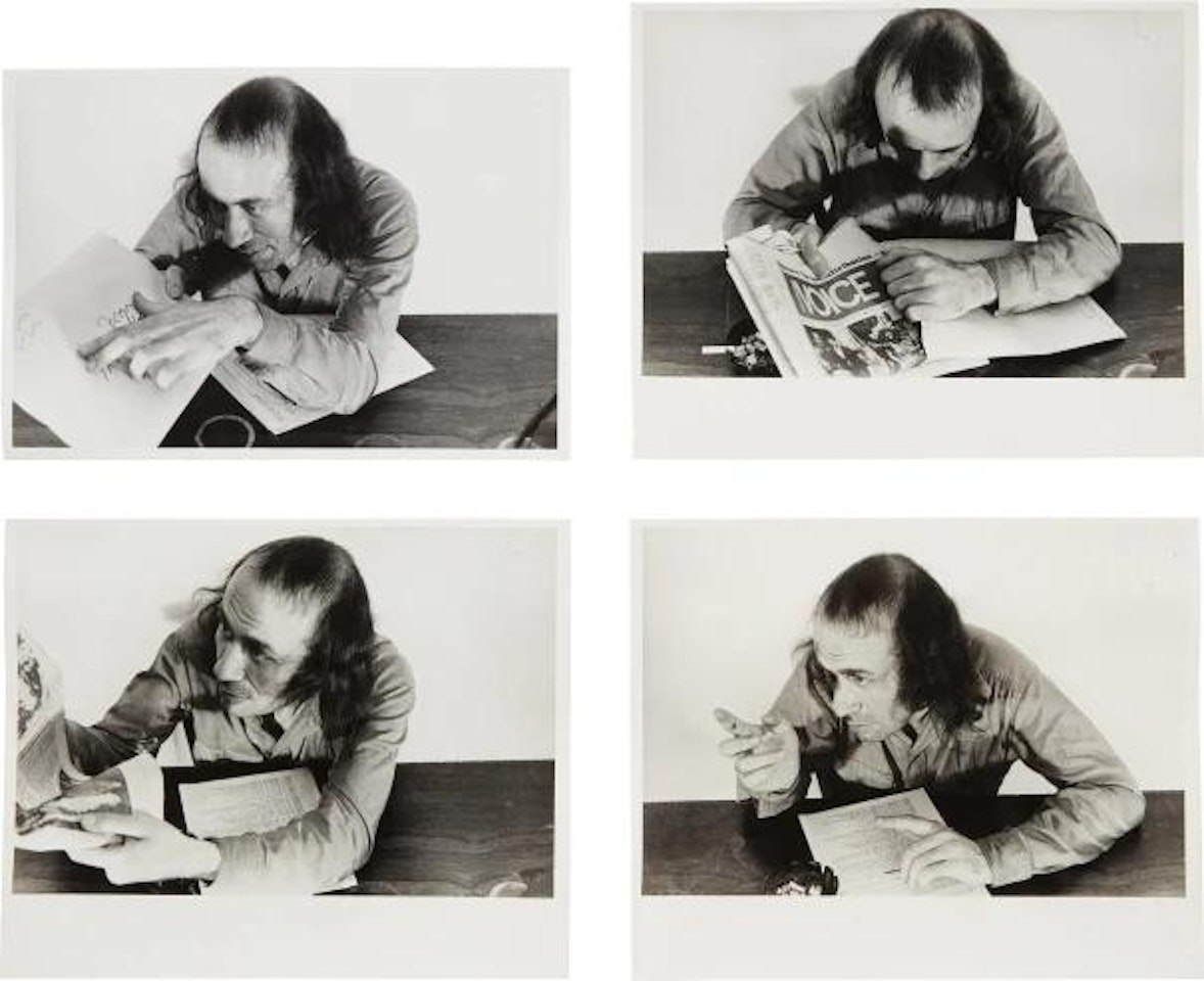 Performance situation sending / sending out by Vito Acconci