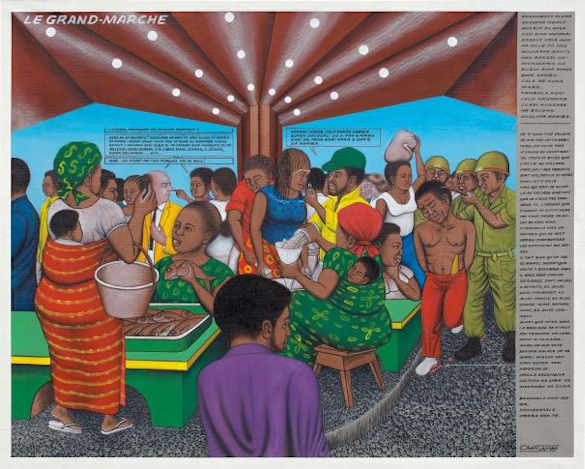 Le Grand-Marche by Chéri Samba