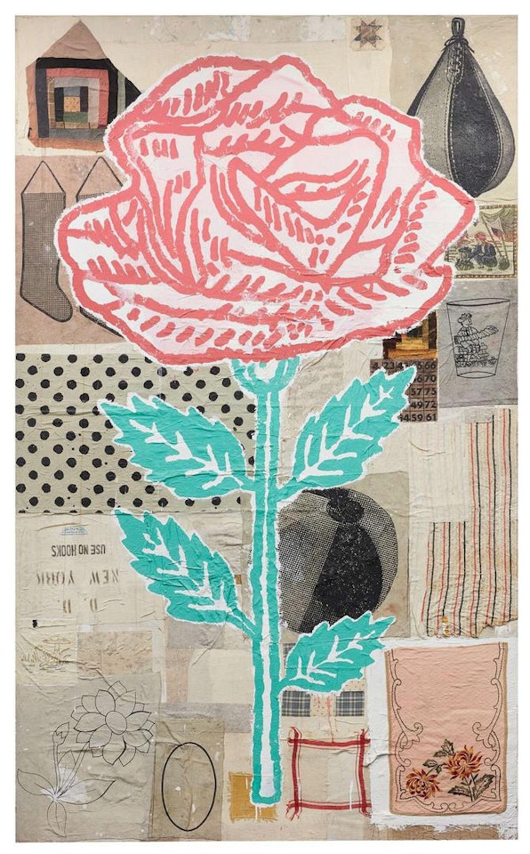 THE ROSE OF DELHI #1 by Donald Baechler