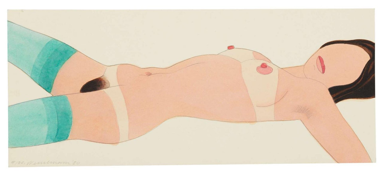 OPEN ENDED NUDE #100 by Tom Wesselmann
