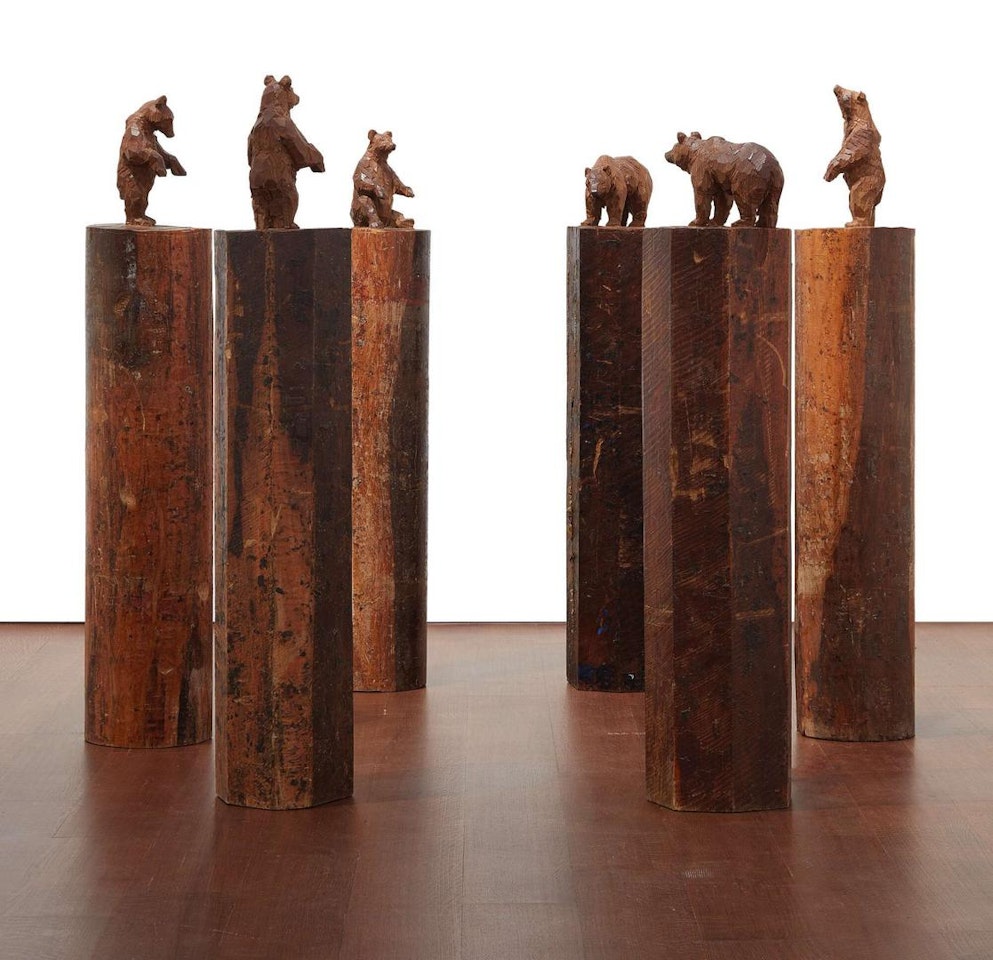 SIX BEARS by Stephan Balkenhol